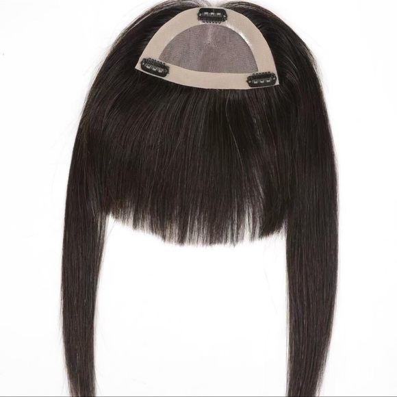 Virgin Human Hair Clip In Bang - Picture 3 of 4